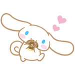 公式スタンプ::シナモロール(ほんわかライフ)