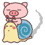 ランキング上位クリエイターズスタンプ::ぶたたのメッセージ