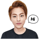 海外限定スタンプ::EXO XIUMINスペシャル（香港）