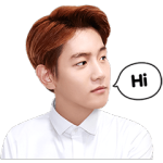 海外限定スタンプ::EXO BAEKHYUNスペシャル（香港）