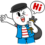海外限定スタンプ::LINEレンジャー（台湾）