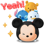 海外限定スタンプ::LINE：ディズニーツムツム（タイ）