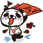 海外限定スタンプ::楽天ラッキーパンダ：生活編（台湾）