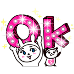 動く限定スタンプ::ハルル＆スウィート/雑誌sweetコラボ