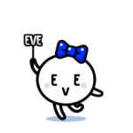 動く限定スタンプ::ようせいイブちゃん by EVE