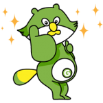 動く限定スタンプ::初登場！動く「うけたまわり ぽん助」