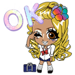 期間限定スタンプ::ギャルスタンプ第2弾♪Rady