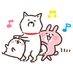 限定スタンプ::白戸家お父さん×カナヘイ コラボスタンプ