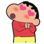 音付きスタンプ::しゃべるゾ！クレヨンしんちゃんスタンプ