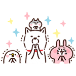 限定スタンプ::白戸家のお父さん×カナヘイ コラボ第2弾