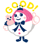 限定スタンプ::プロヴァンスの美白姫 レーヌちゃん