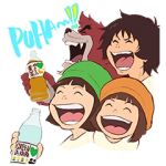 隠しスタンプ::グリーン ダ・カ・ラ
