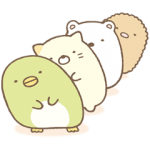 公式スタンプ::もっと！動くすみっコぐらし