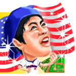 スポーツマスコットスタンプ::それゆけ上原浩治！
