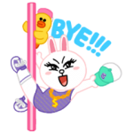 公式スタンプ::LINEキャラ★Party Time