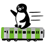 隠し無料スタンプ::Suicaのペンギン