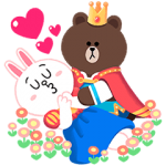 公式スタンプ::おとぎの国のLINEキャラクターズ☆