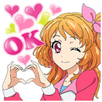 音付きスタンプ::アイカツ！しゃべるスタンプ