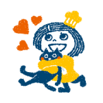 動く限定無料スタンプ::動く♪シアバターちゃん