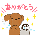 隠し無料スタンプ::ファンケル×もじじ コラボスタンプ
