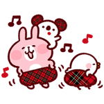 限定無料スタンプ::カナヘイのピスケ＆うさぎ×パルココラボ