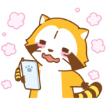 公式スタンプ::ラブラブ∞ラスカル アニメスタンプ