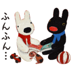 公式スタンプ::うごく！リサとガスパール