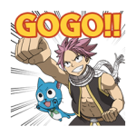 公式スタンプ::FAIRY TAIL 動く！スタンプ