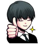 隠し無料スタンプ::黒脳シンドローム