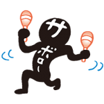限定無料スタンプ::サボロー＆YDKのスタンプ