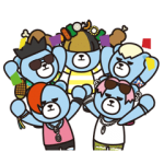 公式スタンプ::動く！KRUNK×BIGBANG サマー