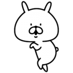 公式スタンプ::ゆるうさぎ うごく。