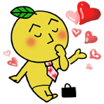 限定無料スタンプ::草花木果 ゆずリーマンスタンプ2016