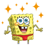 公式スタンプ::スポンジ・ボブ バケーション