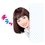 限定無料スタンプ::広瀬すず×写プライズスタンプ
