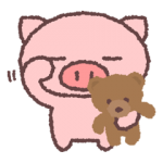 人気スタンプ特集::ぶたたのメッセージ2