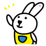 人気スタンプ特集::うさぎのメルシー