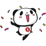 限定無料スタンプ::お買いものパンダ