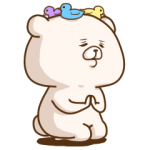 人気スタンプ特集::ともだちはくま８
