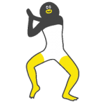 人気スタンプ特集::けたたましく動くぺんぎん