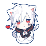 人気スタンプ特集::まふまふスタンプ（ねこ）