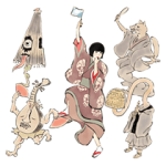 人気スタンプ特集::椎名林檎 『百鬼夜行2015』記念スタンプ