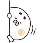 限定無料スタンプ::スーパーアザラシ「コポたん」