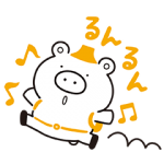 限定無料スタンプ::クラブツーリズムの「くまぶー」誕生♪