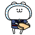 人気スタンプ特集::動く！ゆるくま7 踊る！