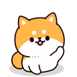 人気スタンプ特集::お返事シバイヌくん