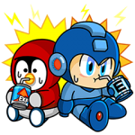 限定無料スタンプ::LINE レンジャー×ロックマンスタンプ