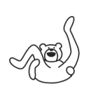 人気スタンプ特集::けたたましく動くクマ6