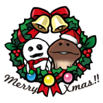 人気スタンプ特集::なめこのクリスマス&お正月