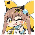 隠し無料スタンプ::デスチャ　しゃべるダビちゃんスタンプ